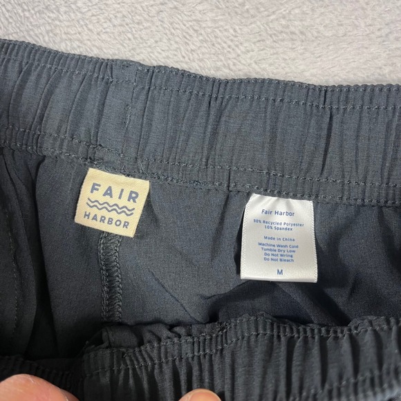 Fair Harbor Men The One Pant Charcoal Gray Performance Stretch Drawstring Size M - Picture 3 of 11